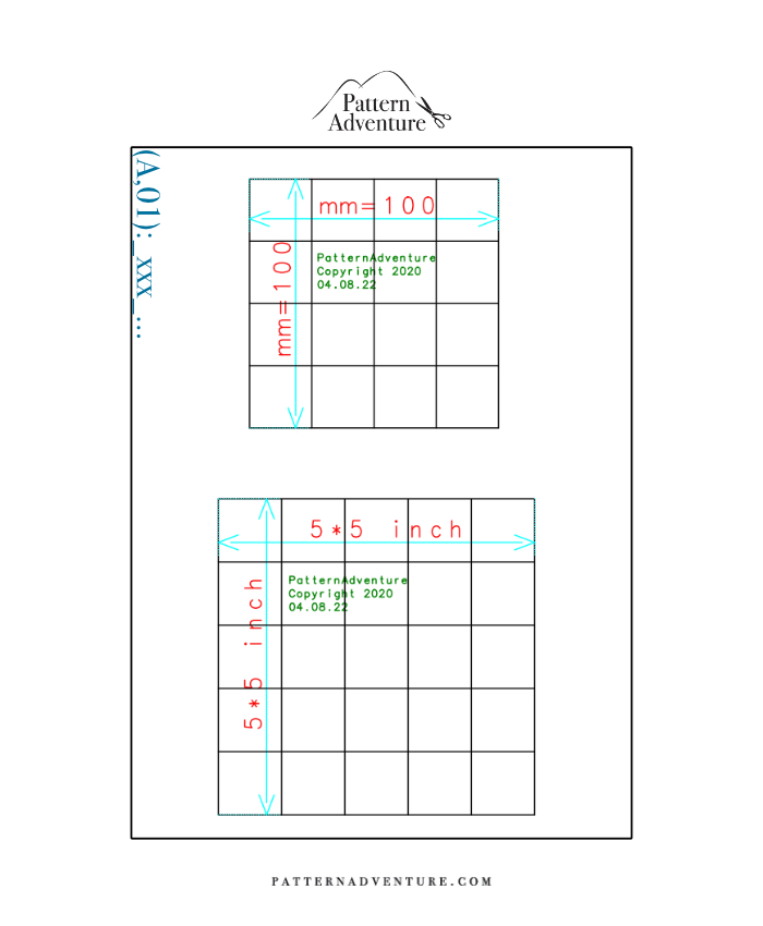 Check the first pattern page