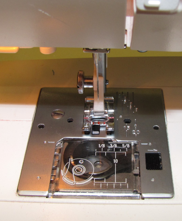 Measurements of the stitch plate